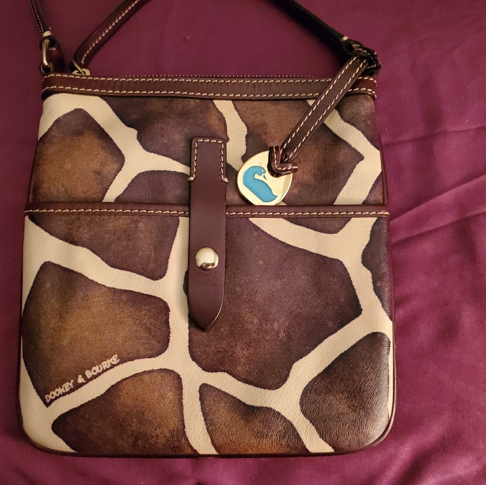 Dooney & Bourke giraffe print crossbody